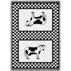 Bessie The Cow - Our First Blanket - Cotton Woven Blanket Throw - Made in the USA (70x50) Afghan