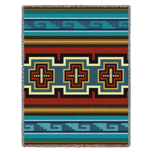 Pure Country Weavers Sarkoy Southwest Blanket Woven Throw with