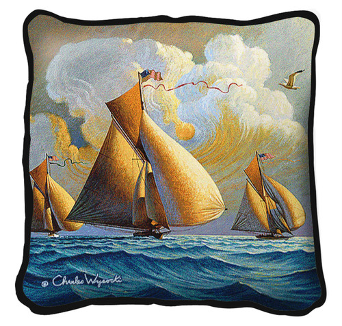 The Searam, Angel's Pet, and Pickpocket by Charles Wysocki Pillow
