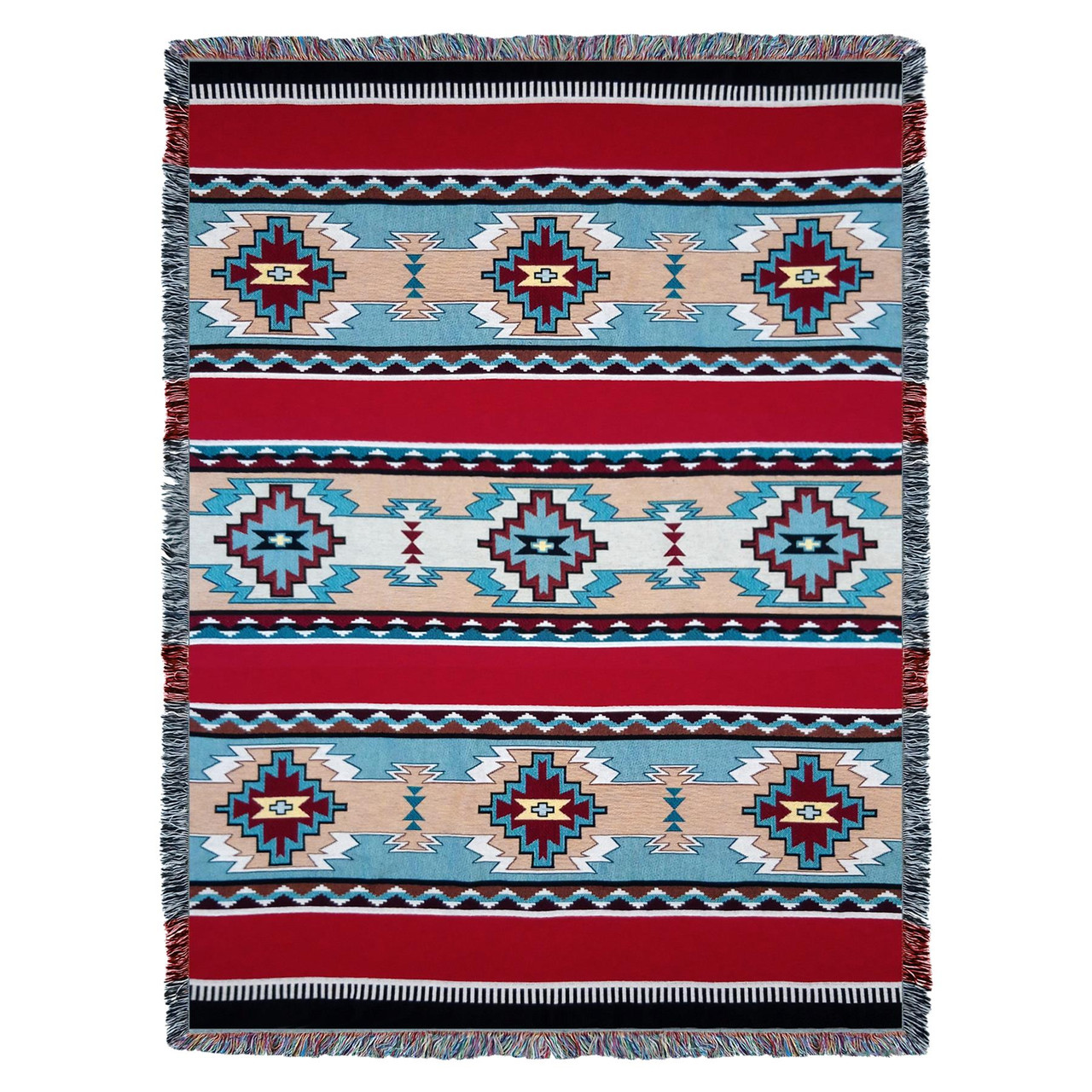 Rimrock Red Southwest Native American Inspired Tribal Camp Cotton