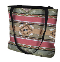 Rimrock Dusk Hand Finished Large Woven Tote or Shoulder Bag with Magnetic Clasp 100% Cotton Double Sided Made in USA by Artisan Textile Mill Pure Country Weavers Tote Bag