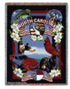 State of North Carolina - Dwight D Kirkland - Cotton Woven Blanket Throw - Made in the USA (72x54) Tapestry Throw