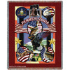 State of Pennsylvania - Dwight D Kirkland - Cotton Woven Blanket Throw - Made in the USA (72x54) Tapestry Throw