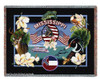 State of Mississippi - Dwight D Kirkland - Cotton Woven Blanket Throw - Made in the USA (72x54) Tapestry Throw