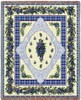 Blueberry Lace Blanket Tapestry Throw