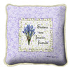 Sisters Forever Textured Hand Finished Elegant Woven Throw Pillow Cover 100% Cotton Made in the USA Size 17x17 Pillow