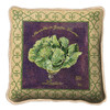 Cabbage Textured Hand Finished Elegant Woven Throw Pillow Cover 100% Cotton Made in the USA Size 17x17 Pillow