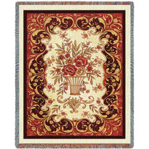 Red Blanket Tapestry Throw