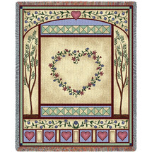 Love Quilt II Blanket Tapestry Throw