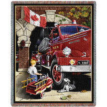Canadian Childhood Dreams Blanket Tapestry Throw