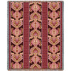 Ivy Rose - Arts And Crafts - William Morris - Cotton Woven Blanket Throw - Made in the USA (72x54) Tapestry Throw