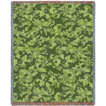 Camo Woods Blanket Tapestry Throw