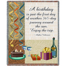 Your Birthday Blanket Tapestry Throw