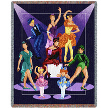 Dance Recital Blanket Tapestry Throw