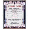 Medical Professional - Nurse Prayer - Cotton Woven Blanket Throw - Made in the USA (72x54) Tapestry Throw