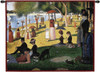 A Sunday Afternoon on the Island of La Grande Jatte Small Wall Tapestry Wall Tapestry