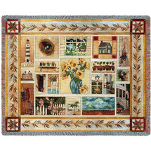 American Country Blanket Tapestry Throw