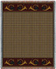 Hunters Pace - Equestrian Plaid - Cotton Woven Blanket Throw - Made in the USA (72x54) Tapestry Throw