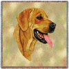 Rhodesian Ridgeback - Robert May - Lap Square Cotton Woven Blanket Throw - Made in the USA (54x54) Lap Square