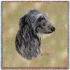 Scottish Deerhound - Robert May - Lap Square Cotton Woven Blanket Throw - Made in the USA (54x54) Lap Square