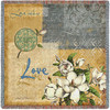 Love Believes All Things Hopes All Things Love Never Ends - Lap Square Cotton Woven Blanket Throw - Made in the USA (54x54) Lap Square