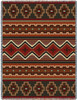 Sundance - Southwest Native American Inspired Tribal Camp - X Large - Cotton Woven Blanket Throw - Made in the USA (82x62) Tapestry Throw XL