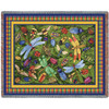 Bugs Life - Helen Vladykina - Blanket Throw Woven from Cotton - Made in the USA (72x54) Tapestry Throw