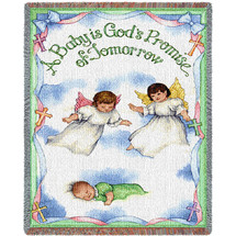 Gods Promise Mini Blanket Tapestry Throw