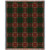 Plaid - Golf - Cotton Woven Blanket Throw - Made in the USA (72x54) Tapestry Throw