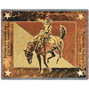 Bust Over Moon - Michael Swearngin - Cotton Woven Blanket Throw - Made in the USA (72x54) Tapestry Throw