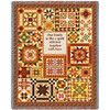 Our Family Is Like a Quilt Stitched Together With Love - Cotton Woven Blanket Throw - Made in the USA (72x54) Tapestry Throw
