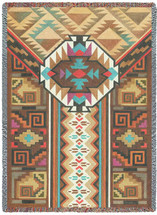 Peruvian - Parker Fulton - Cotton Woven Blanket Throw - Made in the USA (72x54) Tapestry Throw