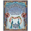 Chuppah Wedding - Cotton Woven Blanket Throw - Made in the USA (72x54) Tapestry Throw