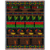 Kwanzaa - Cotton Woven Blanket Throw - Made in the USA (72x54) Tapestry Throw