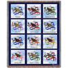Christmas Angel for Reason - Angelina LaFera - Cotton Woven Blanket Throw - Made in the USA (72x54) Tapestry Throw