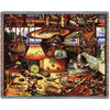 Max In The Adirondacks - Charles Wysocki - Cotton Woven Blanket Throw - Made in the USA (72x54) Tapestry Throw