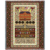 Home Sweet Home - Sampler - Charles Wysocki - Cotton Woven Blanket Throw - Made in the USA (72x54) Tapestry Throw