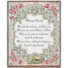 Marriage Blessing - Cotton Woven Blanket Throw - Made in the USA (72x54) Tapestry Throw