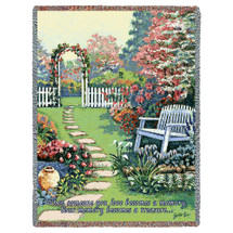 When Someone You Love Becomes A Memory - Sympathy - Cotton Woven Blanket Throw - Made in the USA (72x54) Tapestry Throw