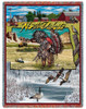 State of North Dakota - Cotton Woven Blanket Throw - Made in the USA (72x54) Tapestry Throw