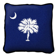 South Carolina State - Palmetto Moon Blue - Pillow