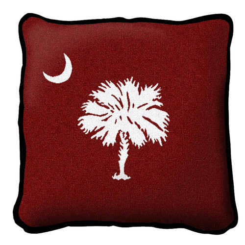 South Carolina State - Palmetto Moon Red - Pillow
