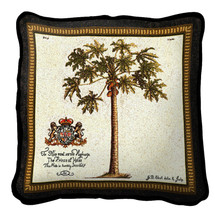 British Colonial Palm (A) Pillow