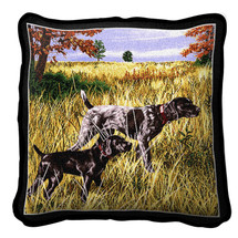 Now We Wait German Shorthaired Pointer - Pillow