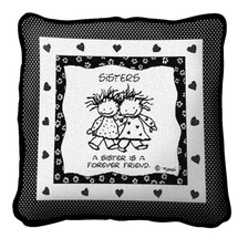 Sisters Hugging by Marci Pillow