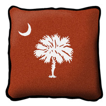 South Carolina State - Palmetto Moon Orange - Pillow