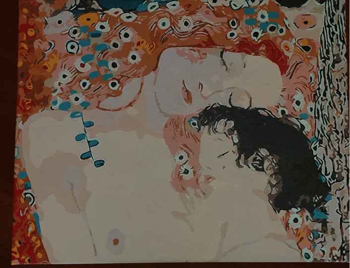 Klimt's Mother and Child by Lynda