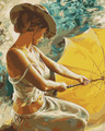 Lady with Umbrella
