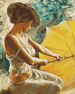 Lady with Umbrella