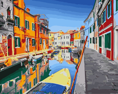 Venice River and Boat